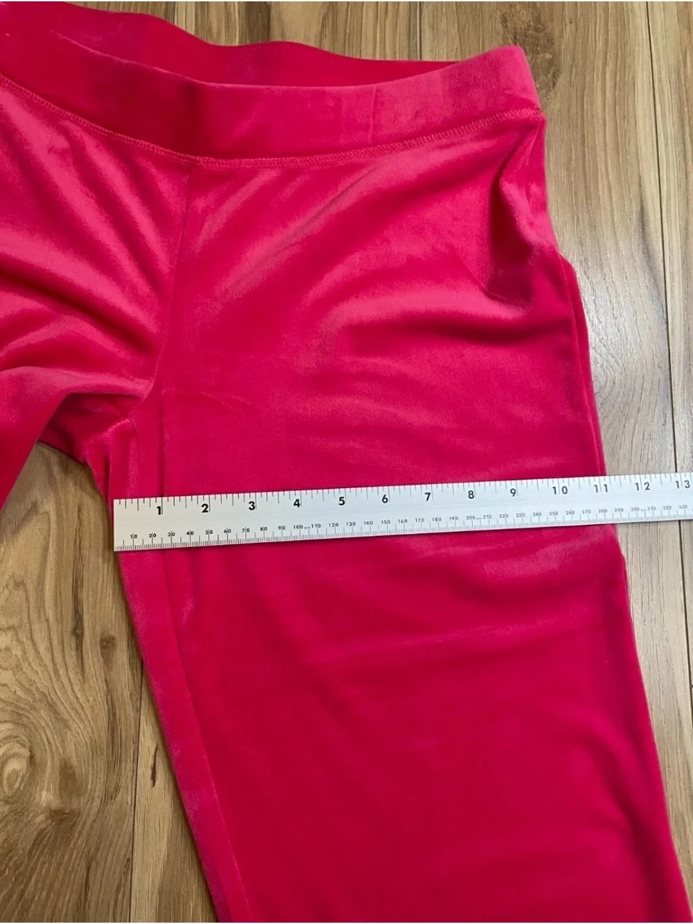 JUICY COUTURE Velour OG Bling Tracksuit Hoodie Pant Set Watermelon Pink Medium - Picture 6 of 9